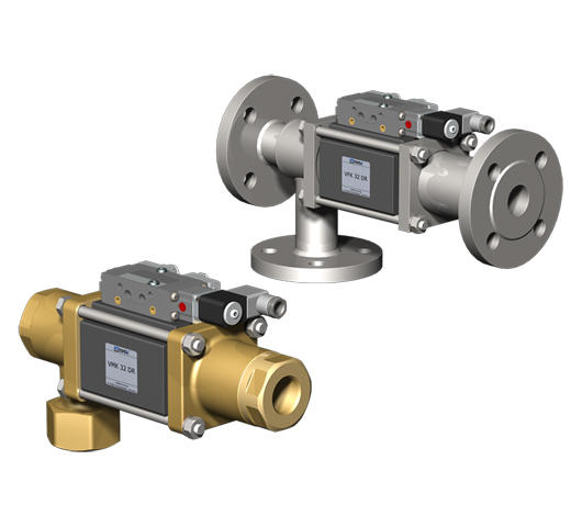 3-drogowy zawór współosiowy pneumatyczny Coax typ VMK32 DR