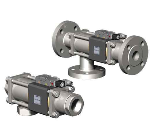 3-drogowy zawór współosiowy pneumatyczny Coax typ VMK50 DR